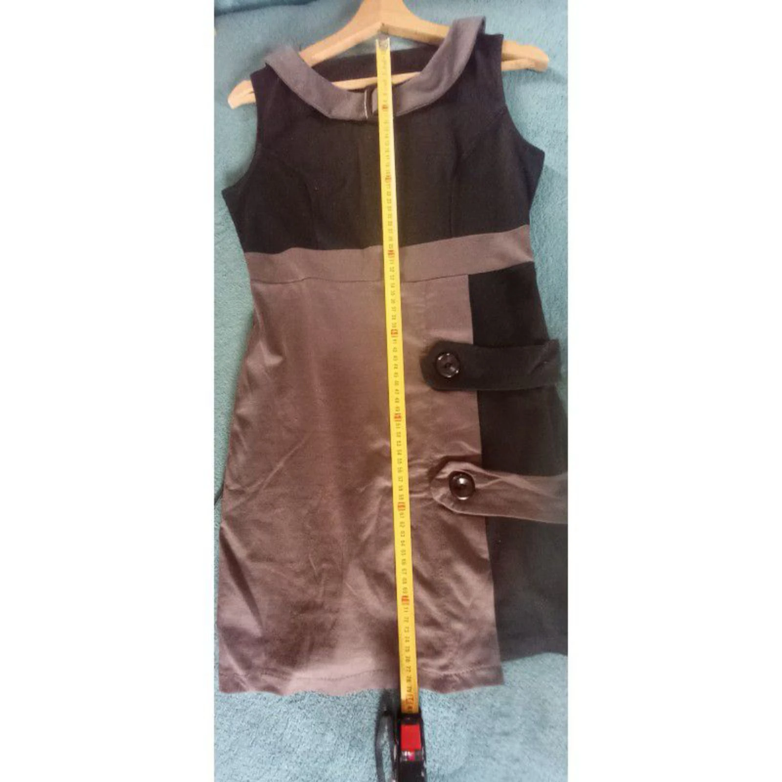 Vestido bicolor tamanho 36 em ótimo estado – photo 6